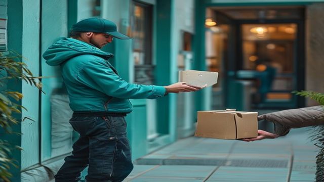 Delivery Boy at QuickDrop Express