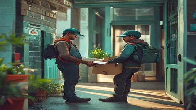 Delivery Boy workplace